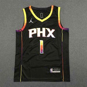 Phoenix Suns Booker Announcement Edition Black #1 Jersey